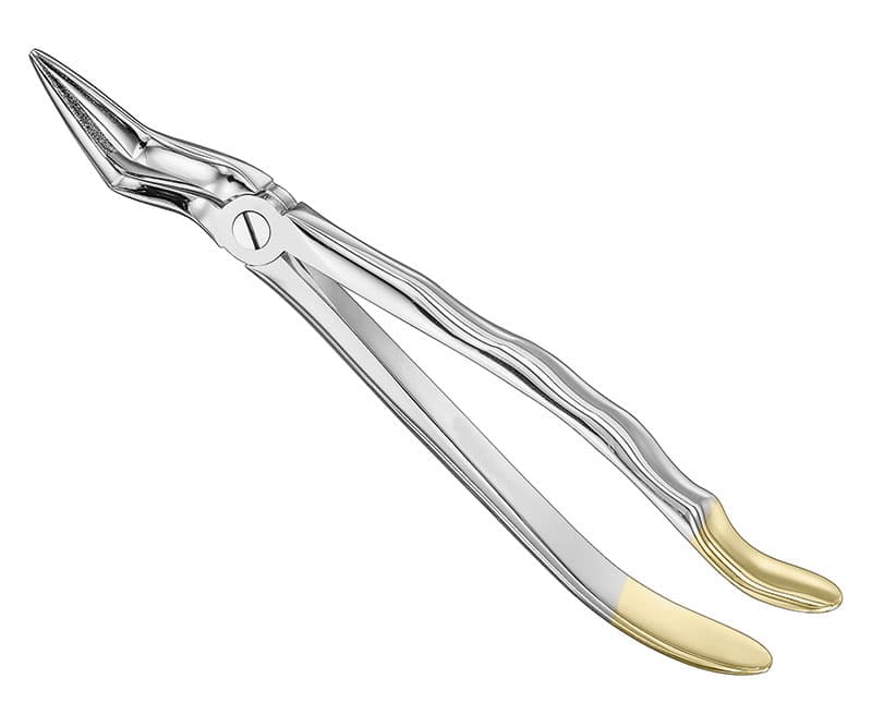Anatomical Extracting Forceps, Size 51L, Diamond Tip
