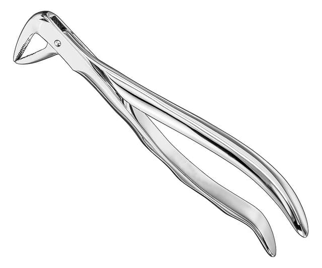 Anatomical Extracting Forceps with Non-Slip Grip, Size 74