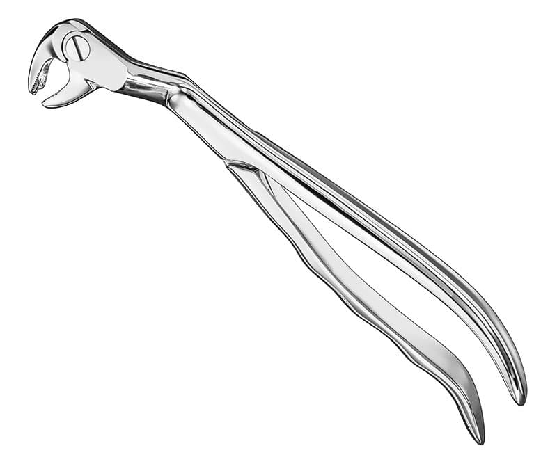 ROUTURIER Extr. Forceps - Anatomical Size 22 1/2R