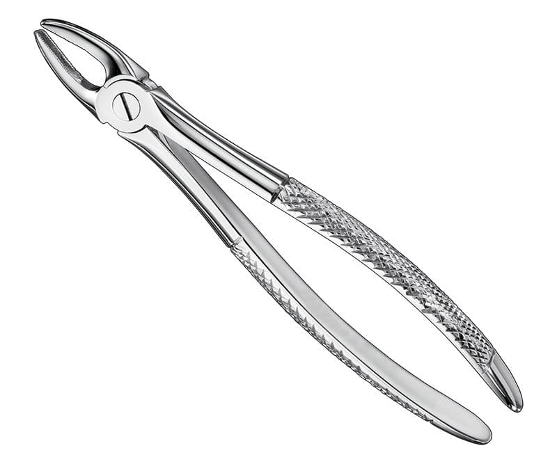 English Extracting Forceps, Size 2, Diamond-Coated