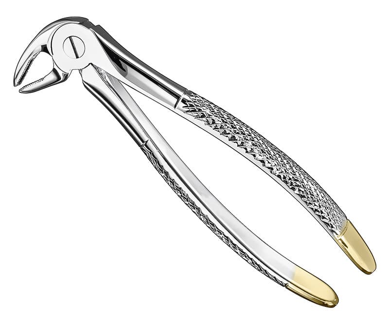 English Extracting Forceps (Size 13S, Diamond Tip)