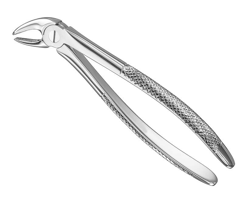 English Pattern Extraction Forceps, Size 4, Non-Slip