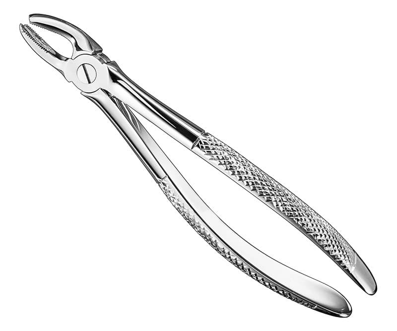 English Pattern Extraction Forceps, Size 17, Nonslip