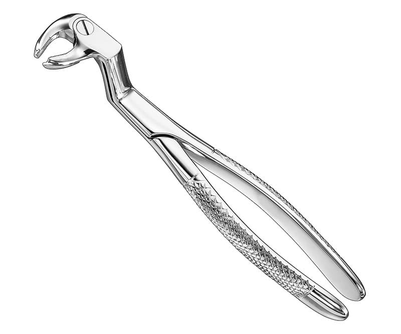 ROUTURIER Extrac. Forceps - English, Size 22 1/2L