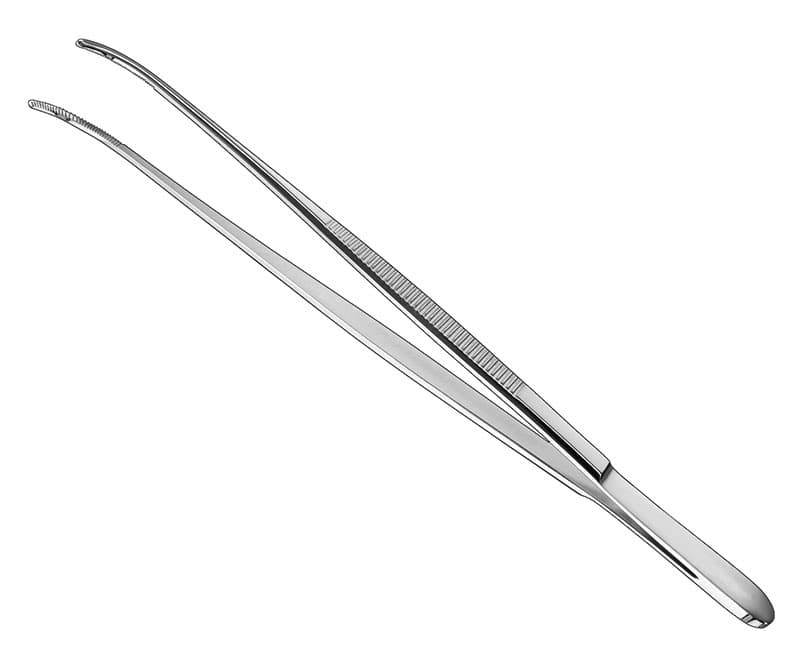 Precision Dissecting Forceps - 18 cm, Curved, Delicate