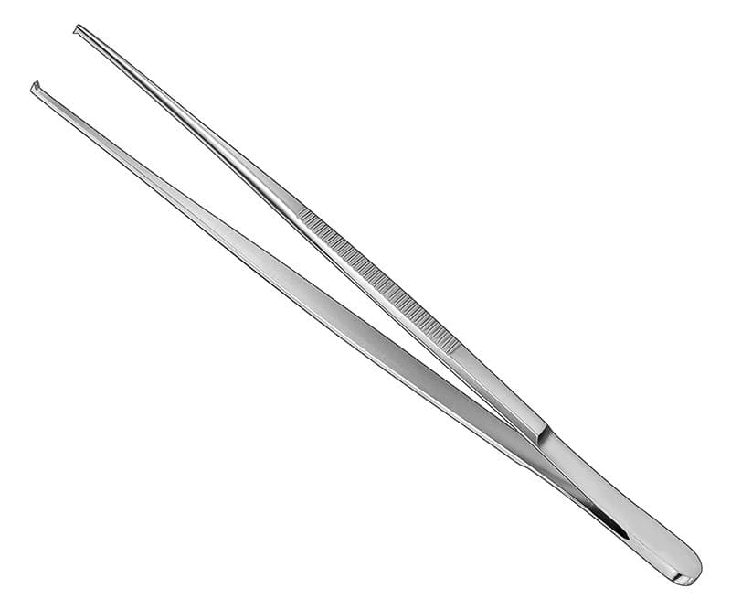 Delicate Tissue Forceps, 16cm, 1x2 Teeth, Straight