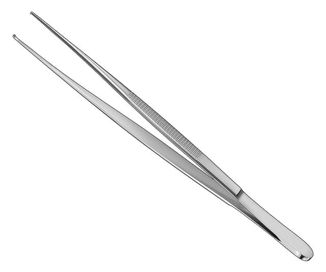 Delicate Tissue Forceps - 16 cm, Straight, 1x2 Teeth