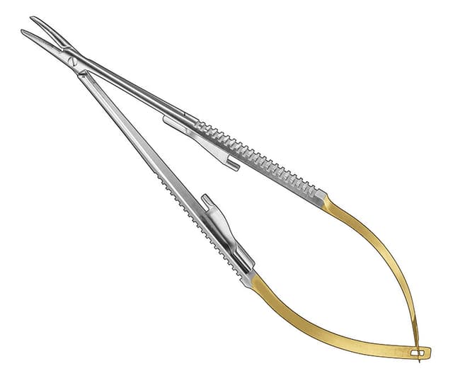 Premium Castroviejo Needle Holder - 14 cm Surgical Precision