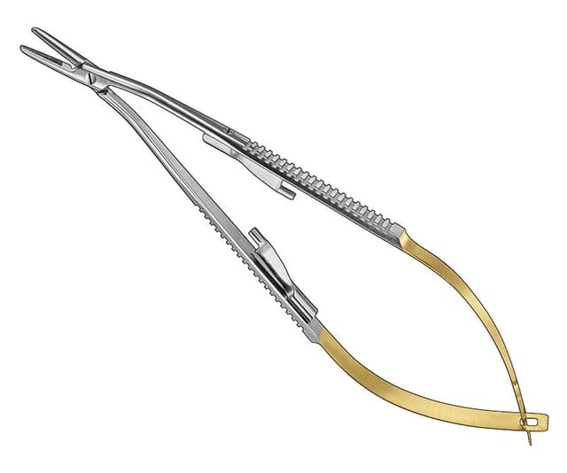 Modified Castroviejo Needle Holder - 14cm, TC
