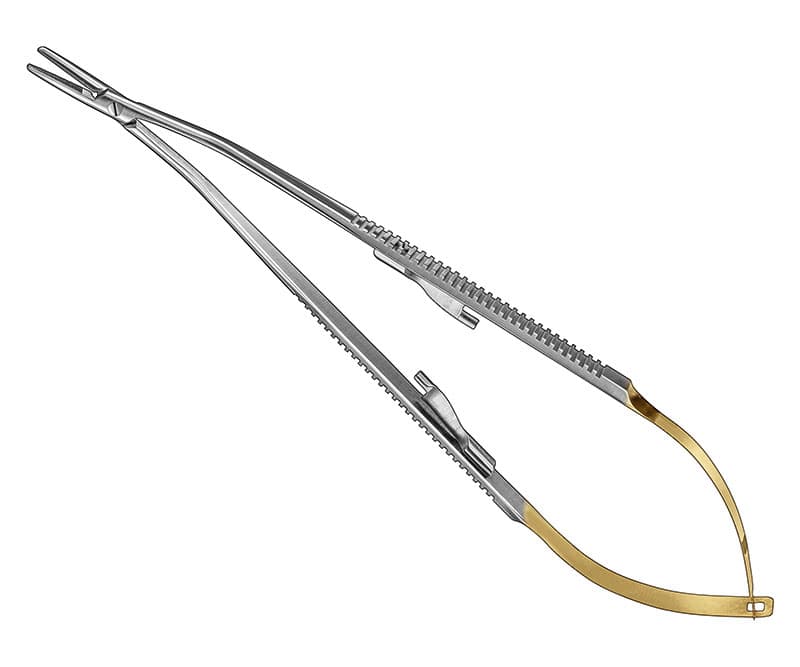 Modified Castroviejo Needle Holder - 18cm, TC