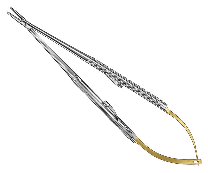 BARRAQUER Micro Needle Holder - Precision Surgical Instrument