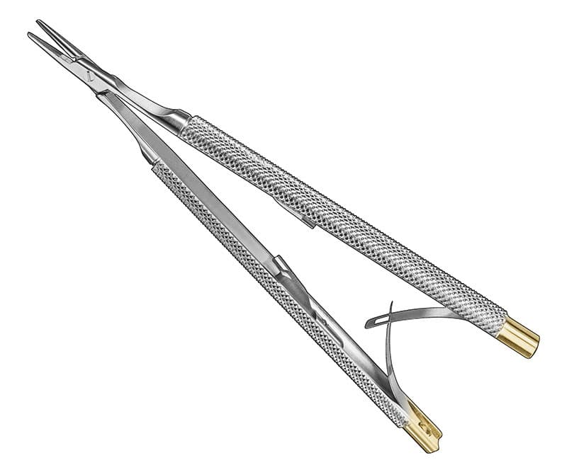 Castroviejo Micro Needle Holder - Precision Surgical Instrument