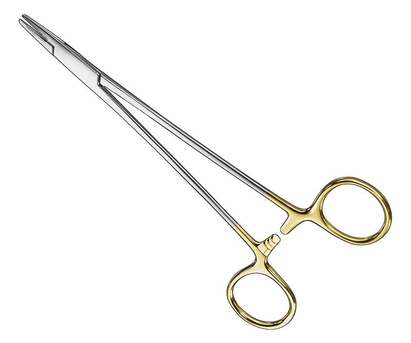 Crile-Wood Needle Holder, 18 cm Surgical Instrument