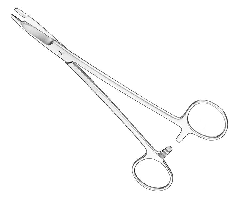Olsen-Hegar Needle Holder with Scissors, 16cm