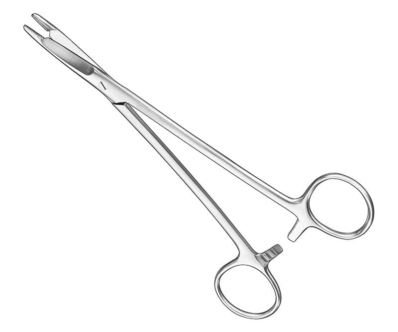 Olsen-Hegar Needle Holder with Scissors, 18cm - Premium Quality