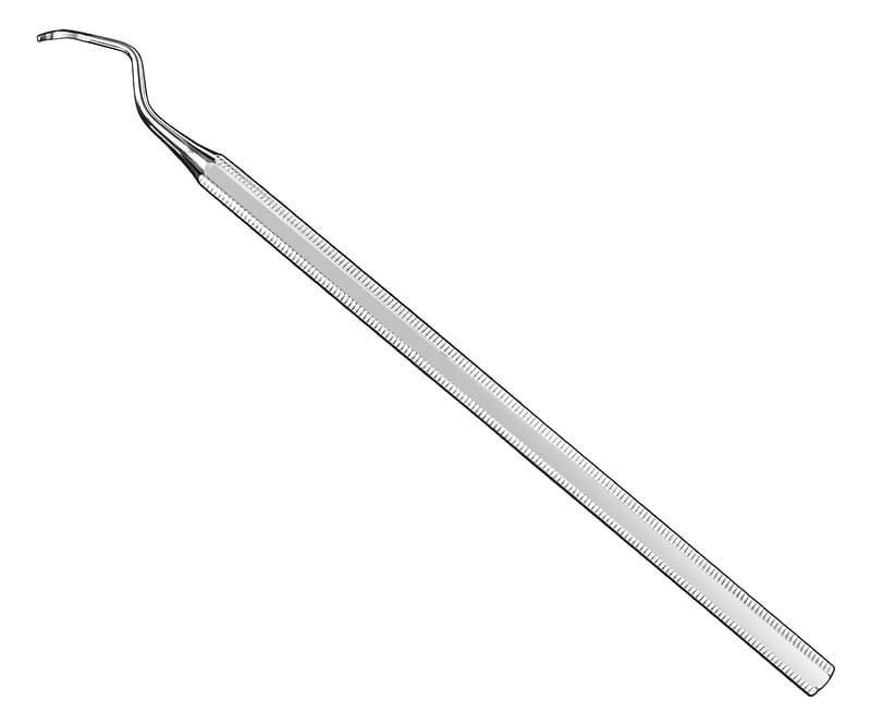 MC CALL Surgical Curette - Size 14, Single-Ended