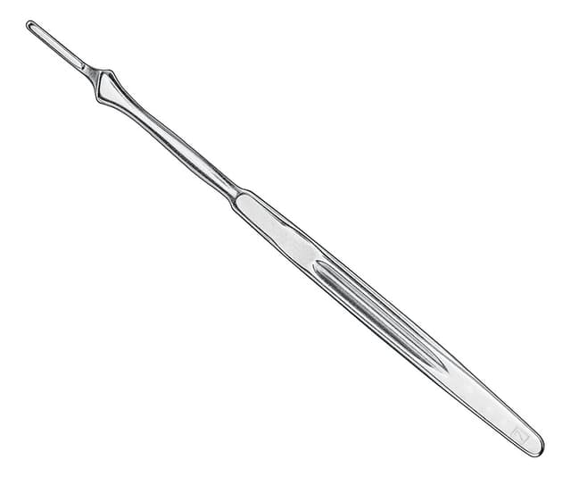 Precision Scalpel Handle - 15 cm, Round Shaped
