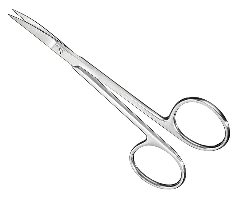 Curved Suture and Gum Scissors - 11.5 cm