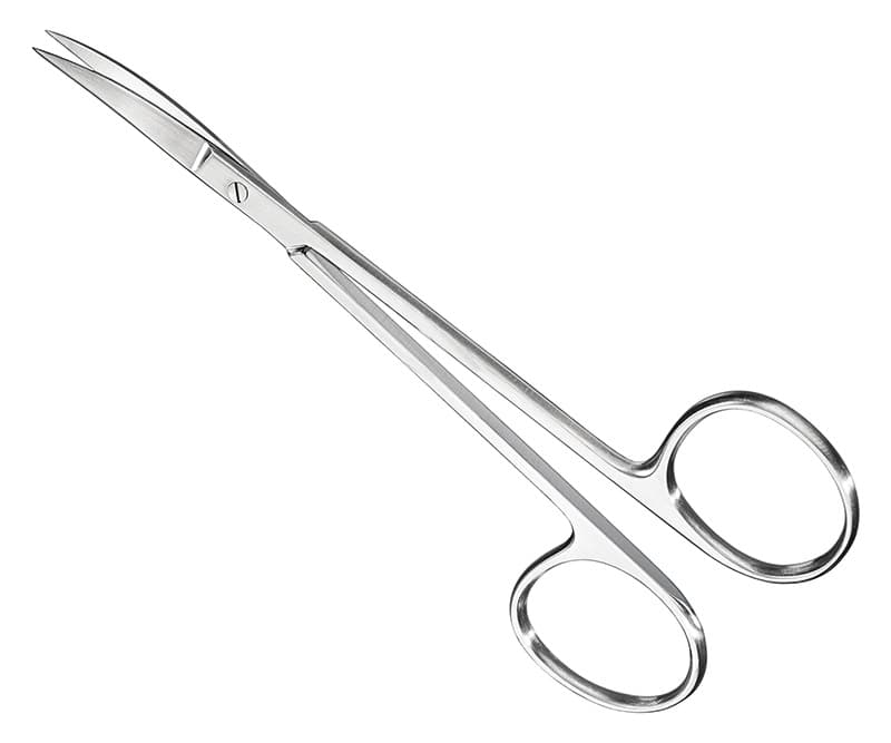 Curved Suture and Gum Scissors - 13 cm