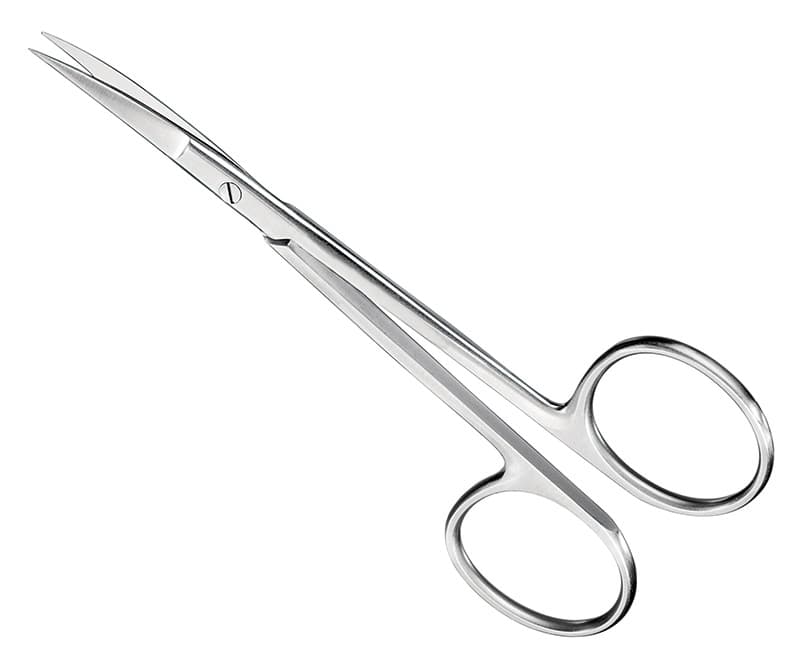 Curved Suture and Gum Scissors - 11.5 cm