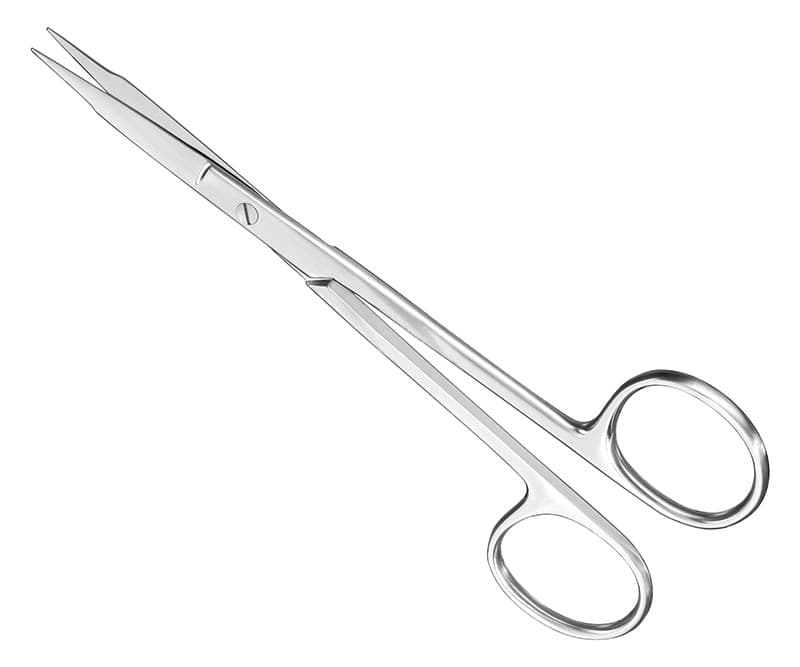 FOX Suture and Gum Scissors, 13cm Straight Serrated