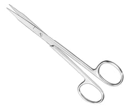 FOX Suture and Gum Scissors - 13cm, Straight, Plain