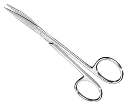 FOX Suture and Gum Scissors - 13cm, Curved, Plain