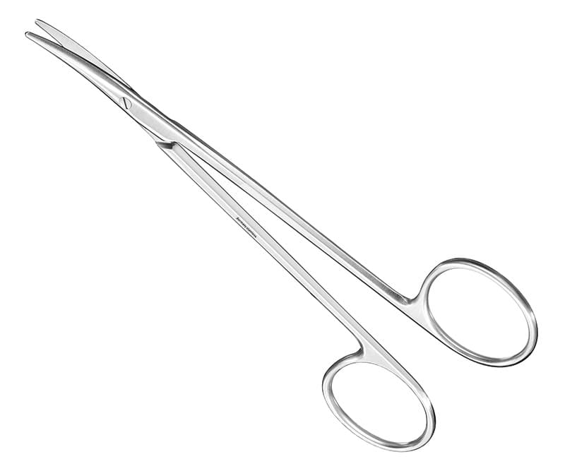 KILNER Delicate Dissecting Scissors, 12 cm, Curved