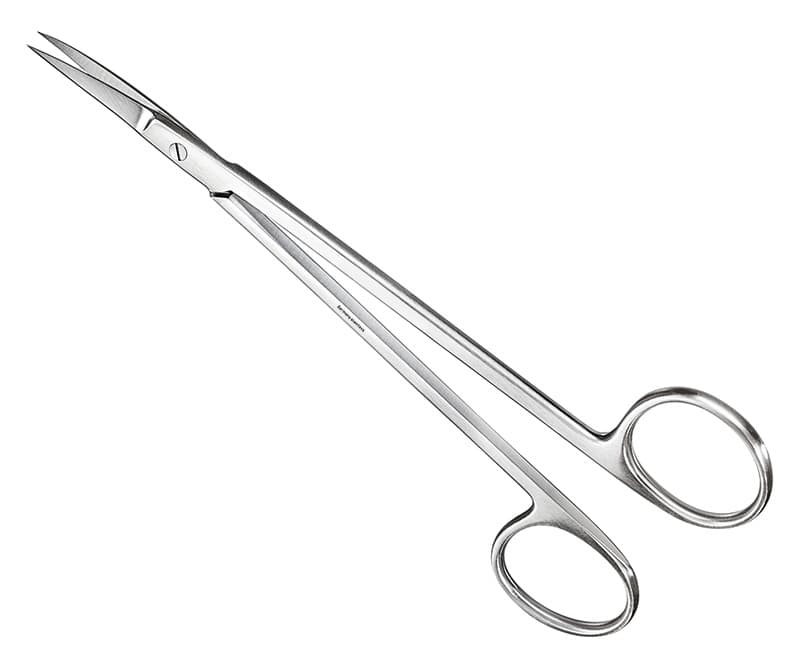 KELLY Suture and Gum Scissors, Curved, 16 cm
