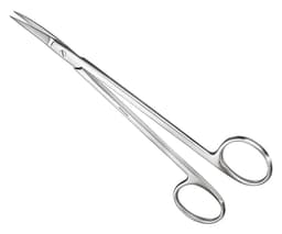 KELLY Suture and Gum Scissors, Curved, 16 cm
