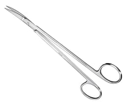 KELLY Suture and Gum Scissors - 18 cm Curved