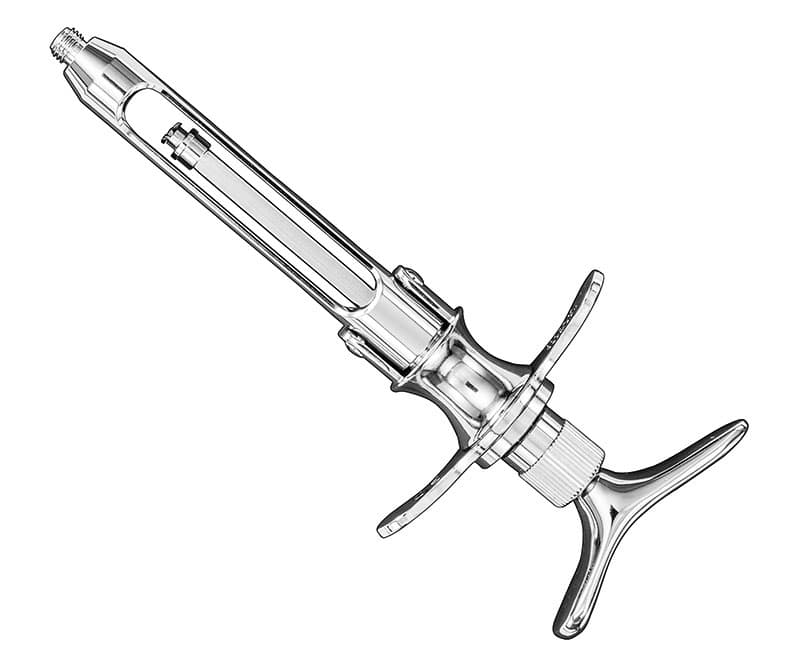Crutch Handle Cartridge Syringe