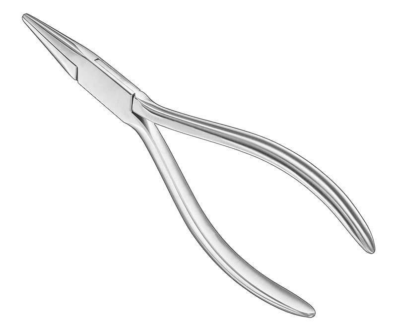 Flat Nose Pliers - Precision Surgical Instrument, 14 cm
