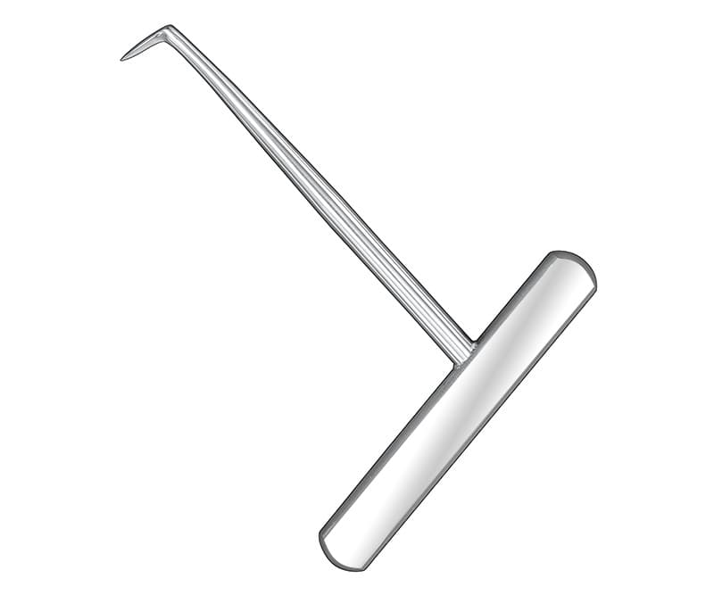 Angled Septum Lancet with Cross Handle