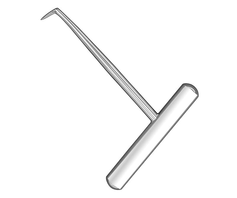 Angled Septum Lancet with Cross Handle