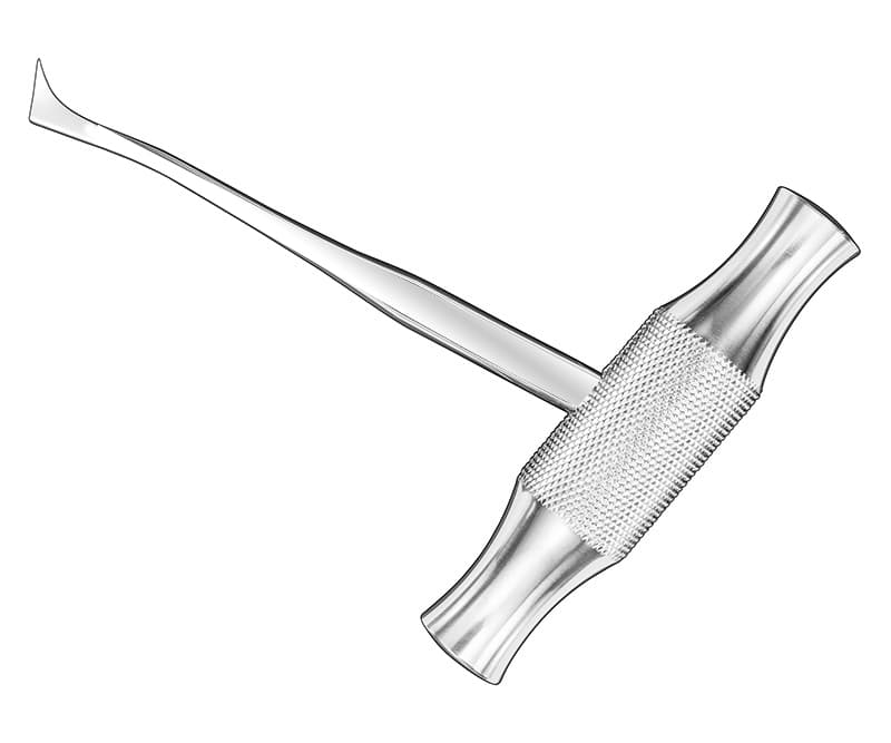 BARRY Root Elevator, Size 320, Cross Handle