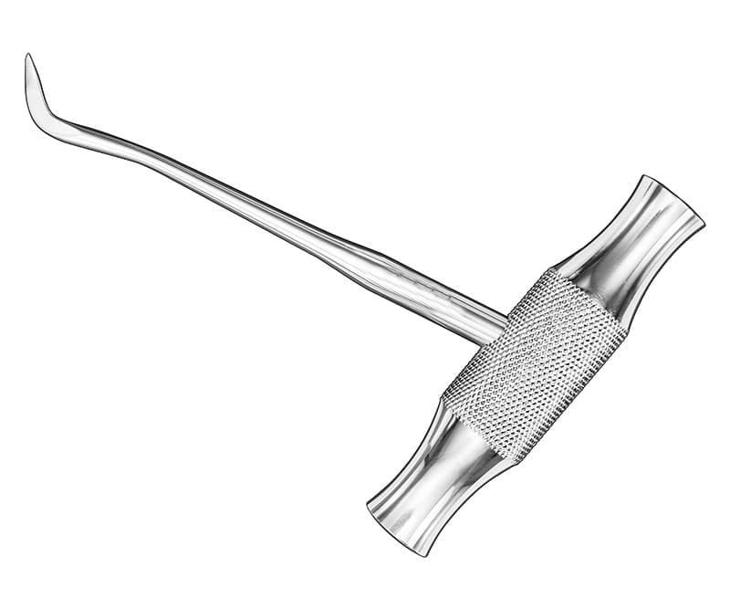 BARRY Root Elevator Size 350 with Cross Handle