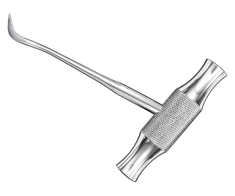 BARRY Root Elevator, Size 351, Cross Handle