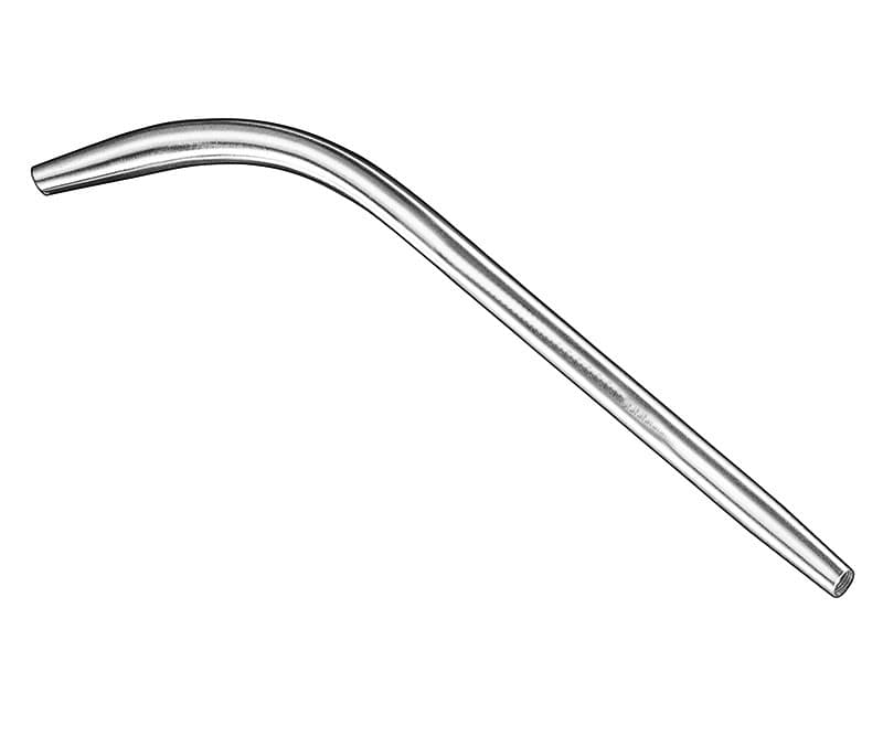 High-Precision Stainless Steel Suction Tube - 14 cm, 4 mm Diameter