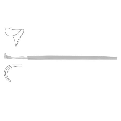 Cushing Retractor with Saddle Hook