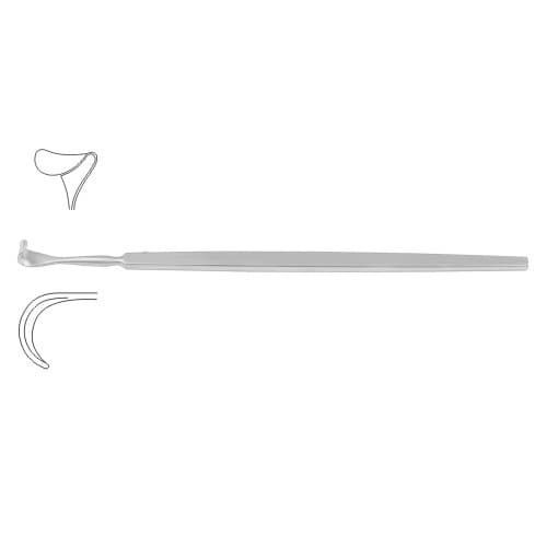Cushing Surgical Retractor with Saddle Hook