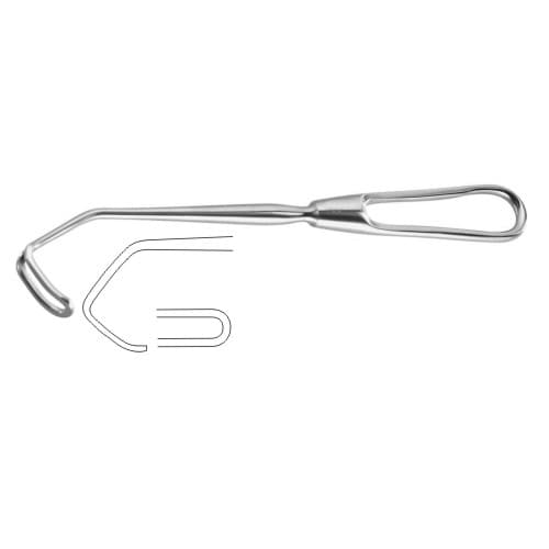 Cushing Retractor with Saddle Hook - 20.5 cm (8 inches) Stainless Steel