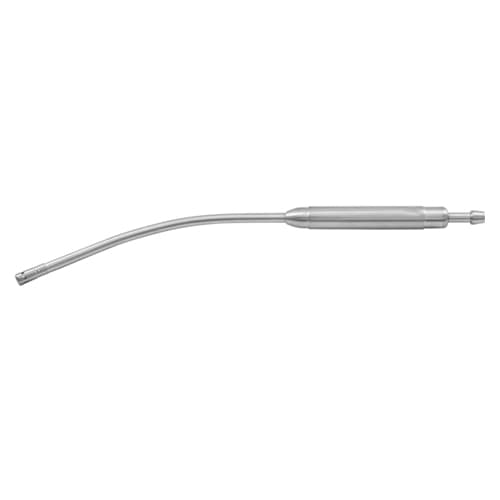 Cooley Suction Tube with Perforated Screw Tip - 31 cm Stainless Steel, 7.0 mm Diameter