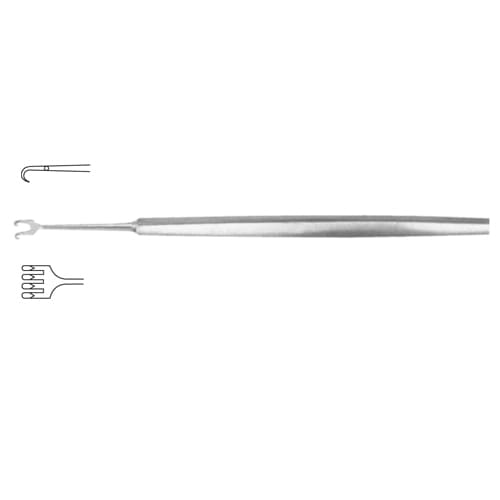 Rollet Precision Surgical Wound Retractor - 13.5 cm, Stainless Steel