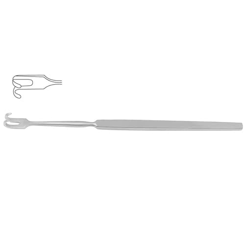 Precision Wound Retractor with Dual Blunt Prongs