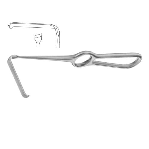Kirsch Left-Handed Retractor - Premium Stainless Steel, 21 cm