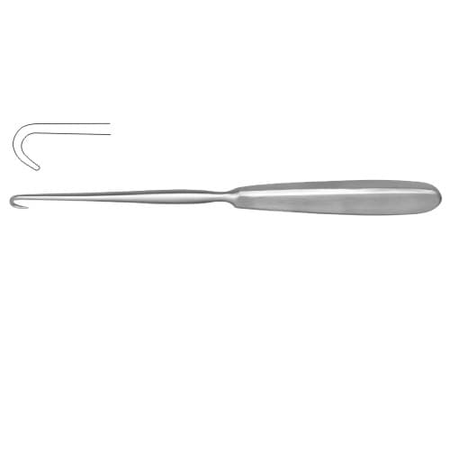 Volkmann Retractor - 1 Blunt Prong, Hollow Handle, 21.5 cm (8.5 inches)