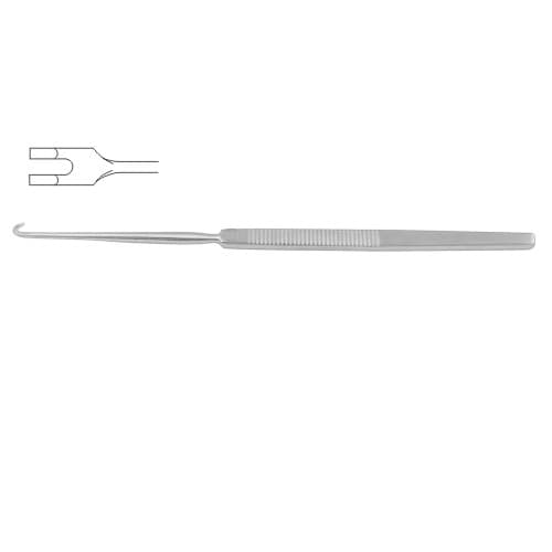 Large Curve Wound Retractor with Blunt Prongs - 16.5 cm - Stainless Steel