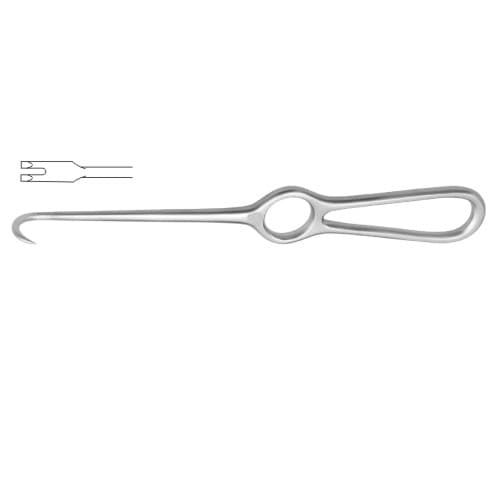 Volkmann Sharp Retractor with 2 Prongs - 22 cm (8 3/4 inches)