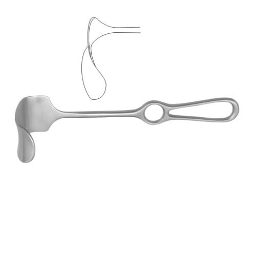 Kocher Surgical Retractor - Premium Stainless Steel, 25 cm